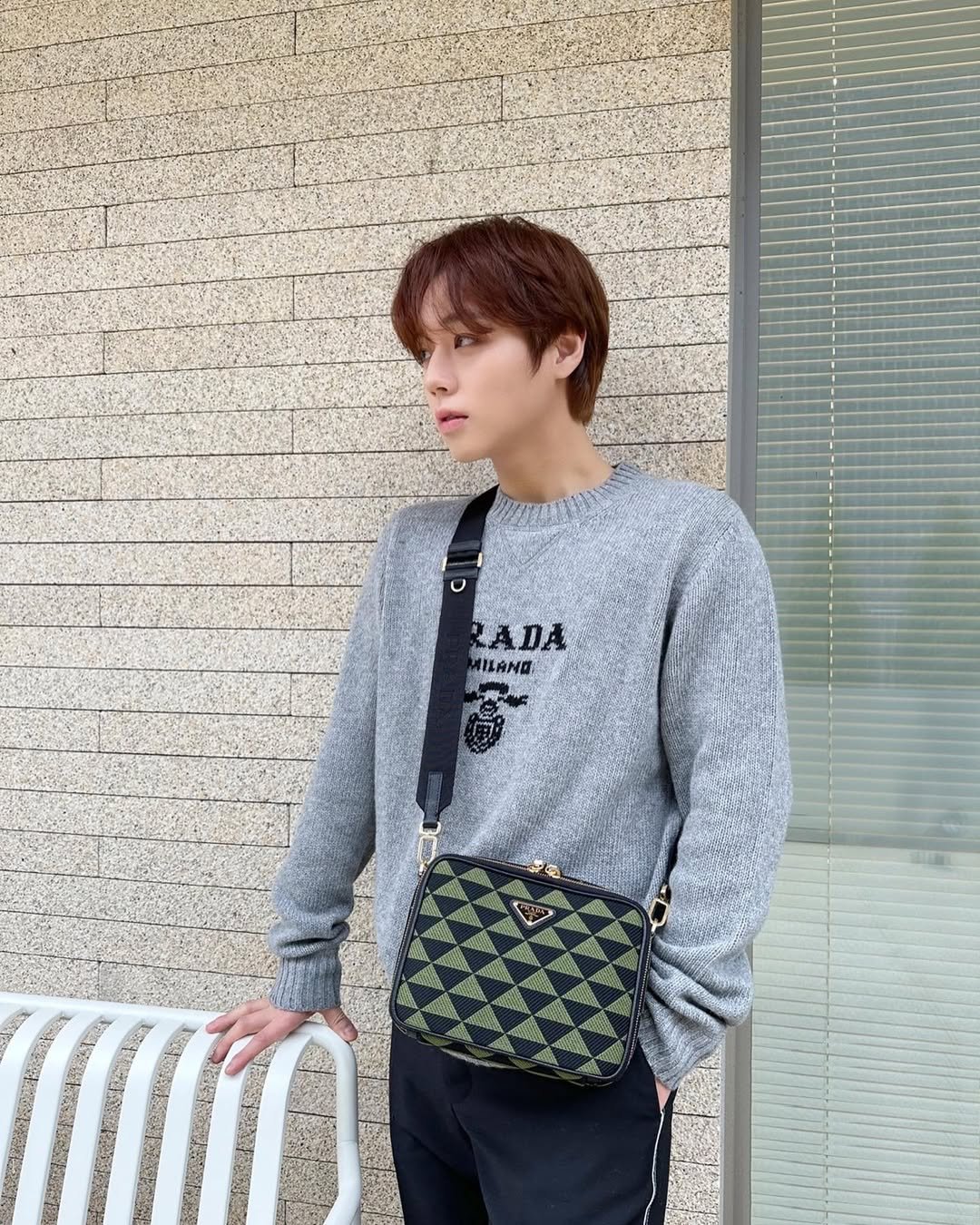 Photo shared by 박지훈 Park Jihoon on January 14, 2023 tagging @prada.