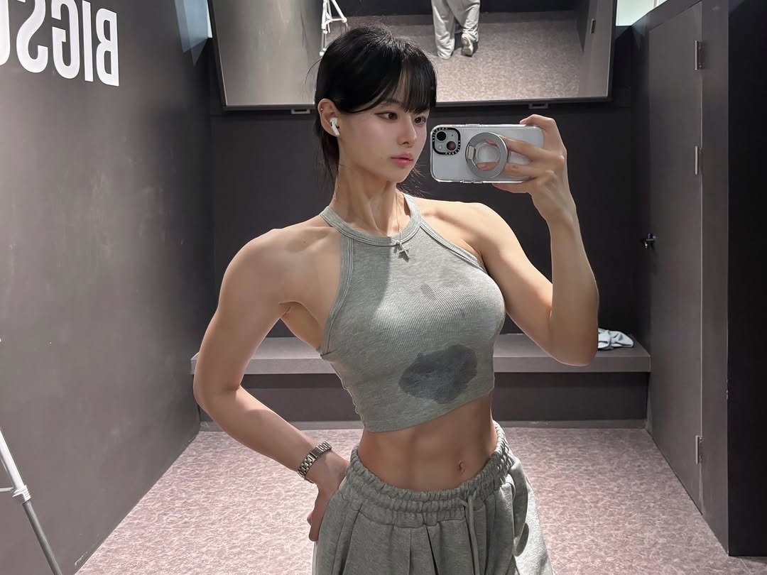 운동하는여자