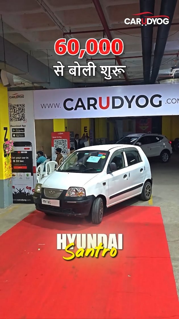carudyogofficial 게시물 이미지: Sirf 60,000 se hui boli shuru🤯 Hyundai Santro...
