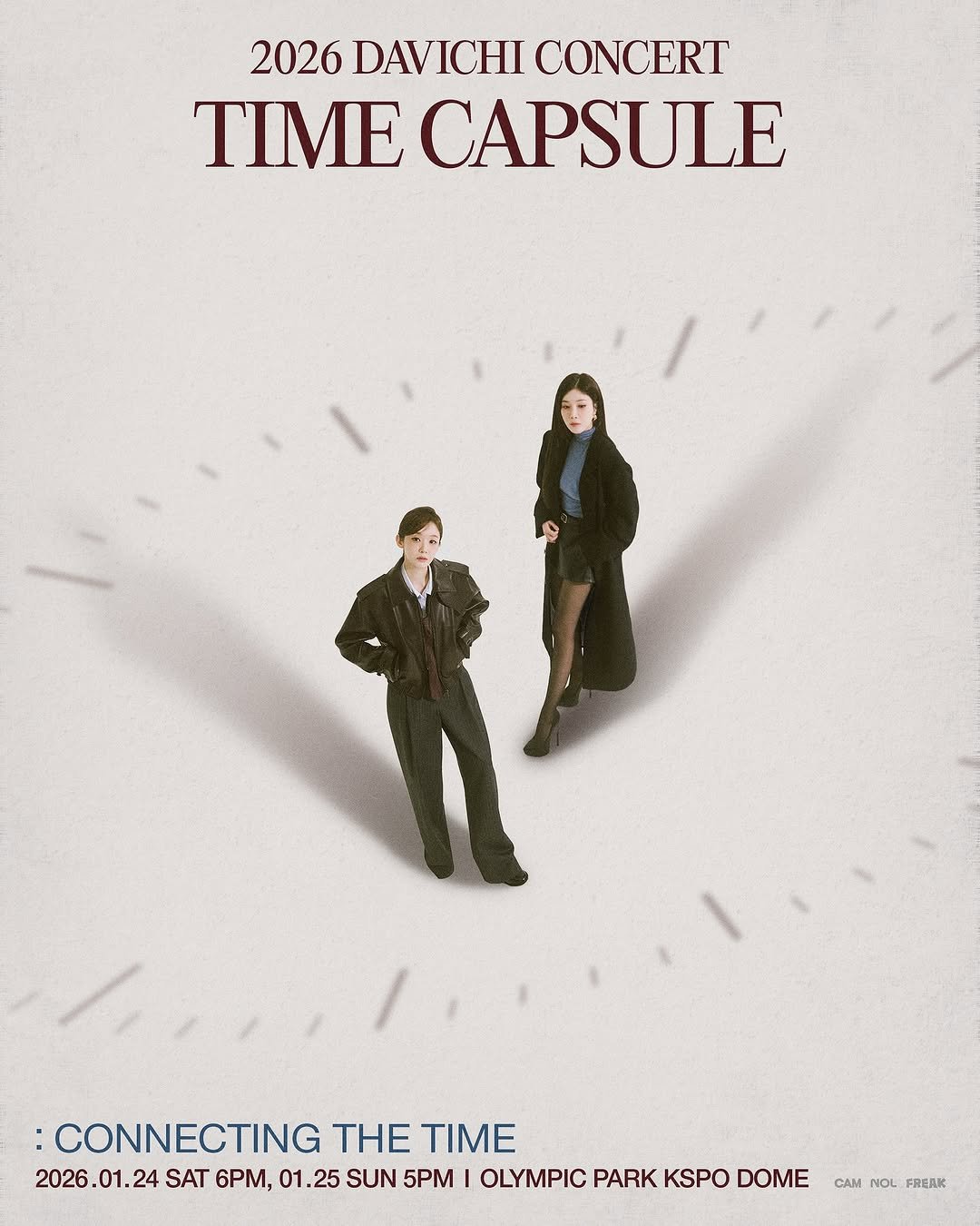 davichi.official 게시물 이미지: ͙.·☽ 2026 다비치 콘서트 <TIME CAPSULE : 시간을...