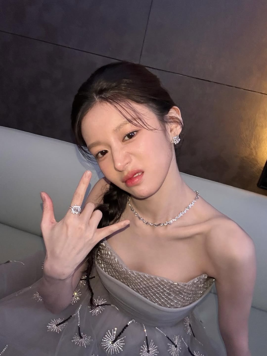 Photo shared by 고윤정 on July 20, 2025 tagging @ok_ouioui, @stylist_eel, @hearts_ultrapeku, and @bluedragonawards.