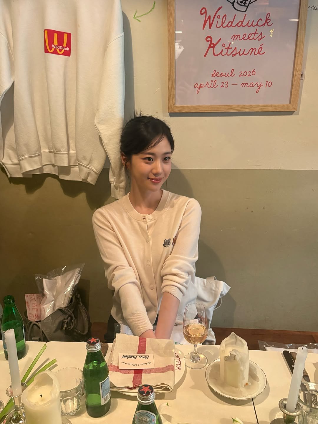hwanywayeon 게시물 이미지: @maisonkitsune & @wildduck_canteen 
메종 키츠네! 고맙습니다 🦊❤️🦆