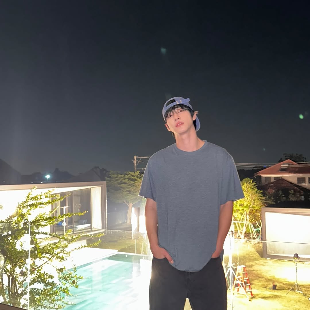 Photo by 안효섭 on December 02, 2025. May be an image of top, outdoors, night and text.