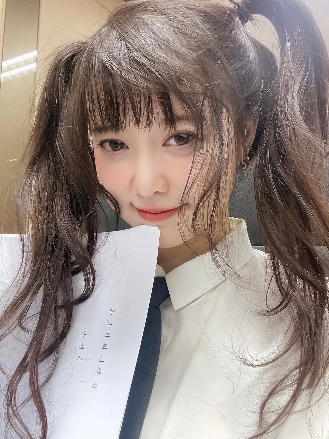 Photo by 구혜선 on December 13, 2025. May be an image of one or more people, hair and text.