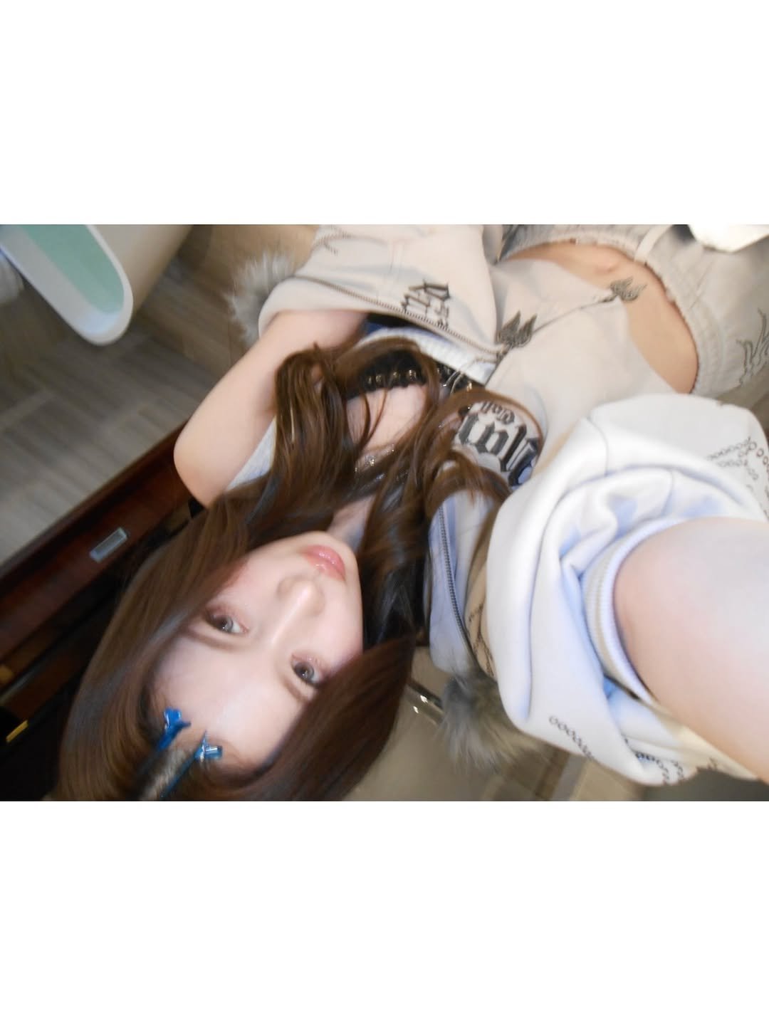 Photo by 사나 𝚂𝚊𝚗𝚊 on February 24, 2026. May be an image of ‎one or more people, hair and ‎text that says '‎w קיוו Co‎'‎‎.