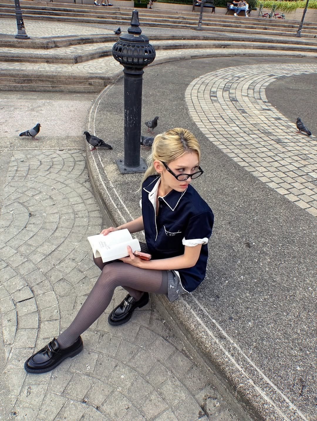 Photo shared by SOMI on December 01, 2025 tagging @prada.