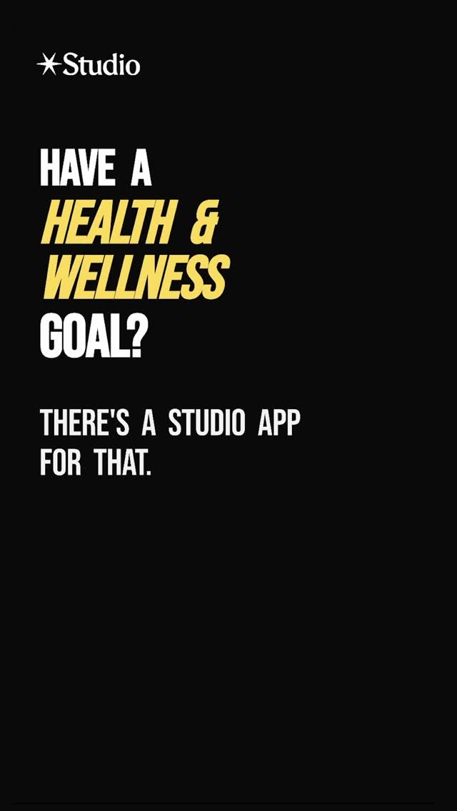 studio 게시물 이미지: Have a health / wellness goal? Not for long....