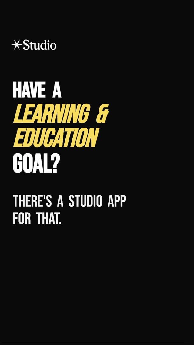 studio 게시물 이미지: Learn the good way. Learn from experts, with...