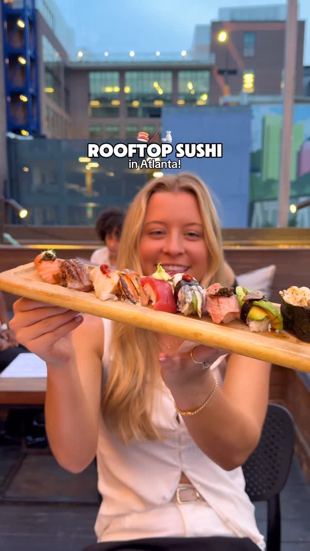 theatlantaguide 게시물 이미지: ROOFTOP SUSHI RESTAURANT 🍣🥢🍶✨
There’s nothing...