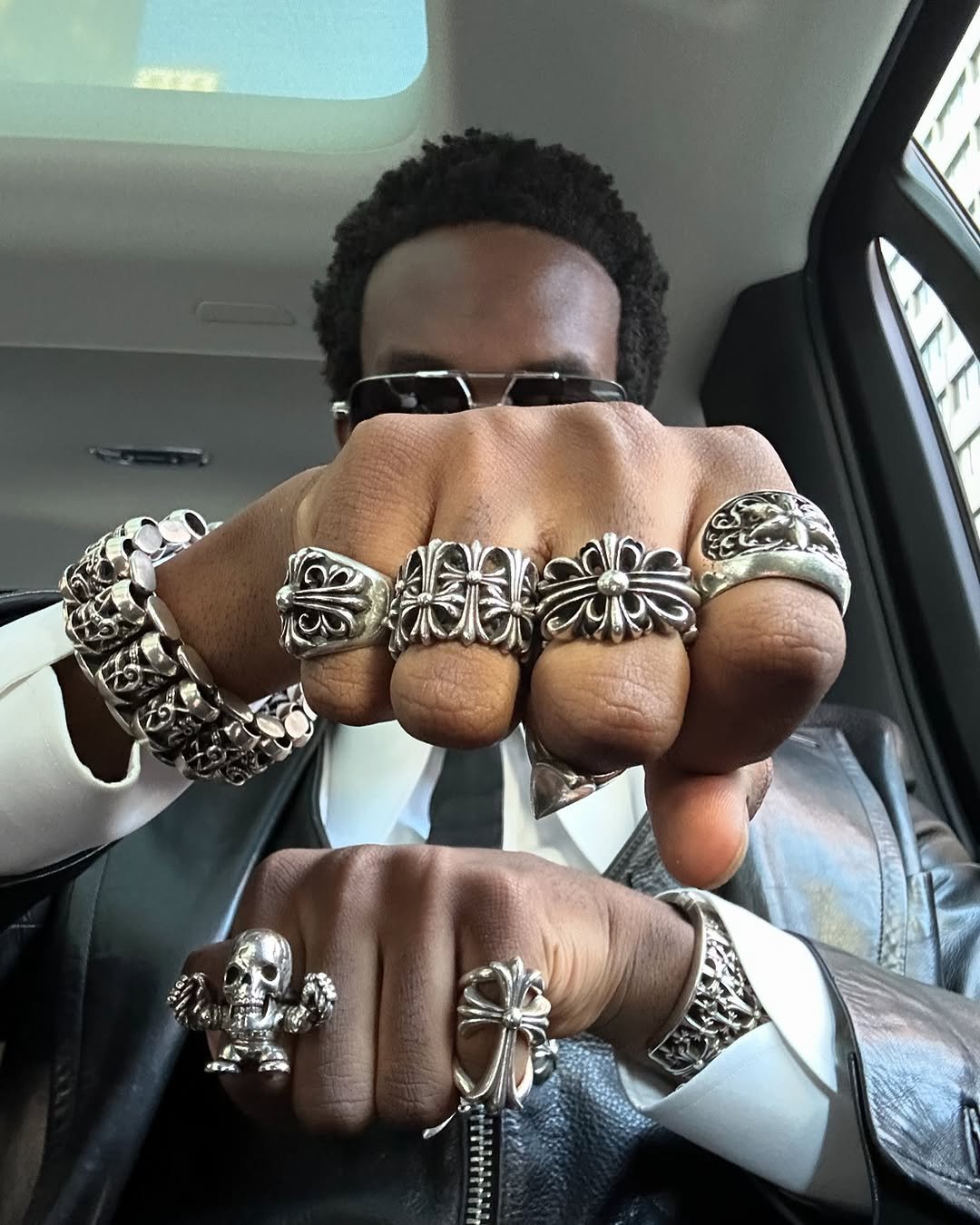 Photo by Wisdom Kaye on May 18, 2025. May be an image of 1 person, jewelry and text.