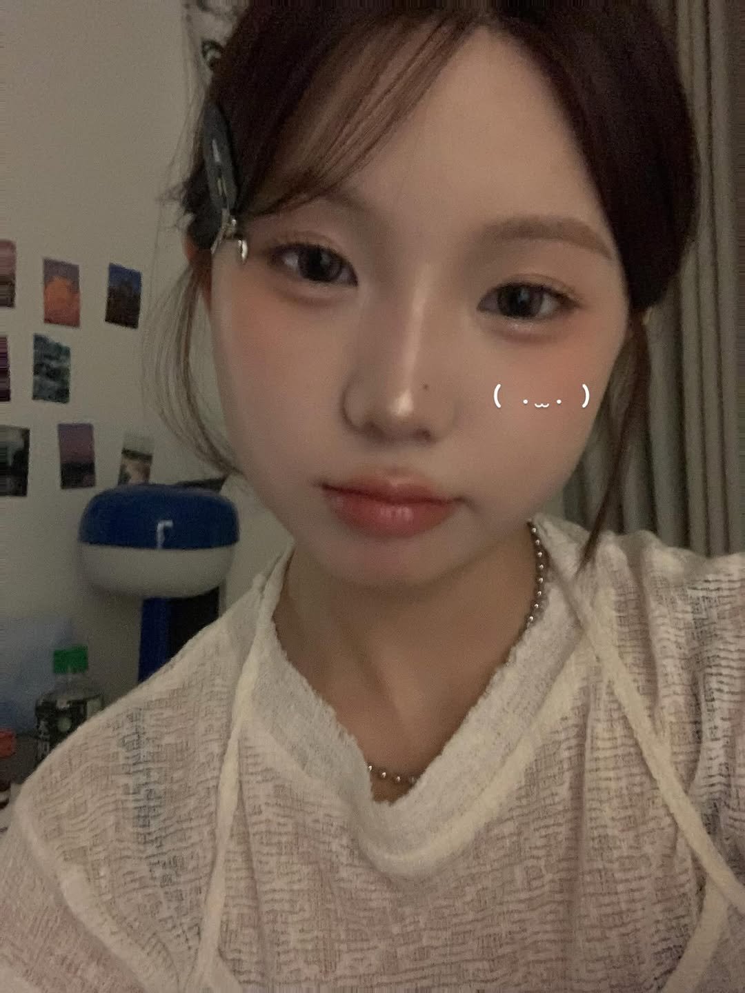 Photo by 강다인 on August 02, 2025. May be an image of 1 person, hair and text.